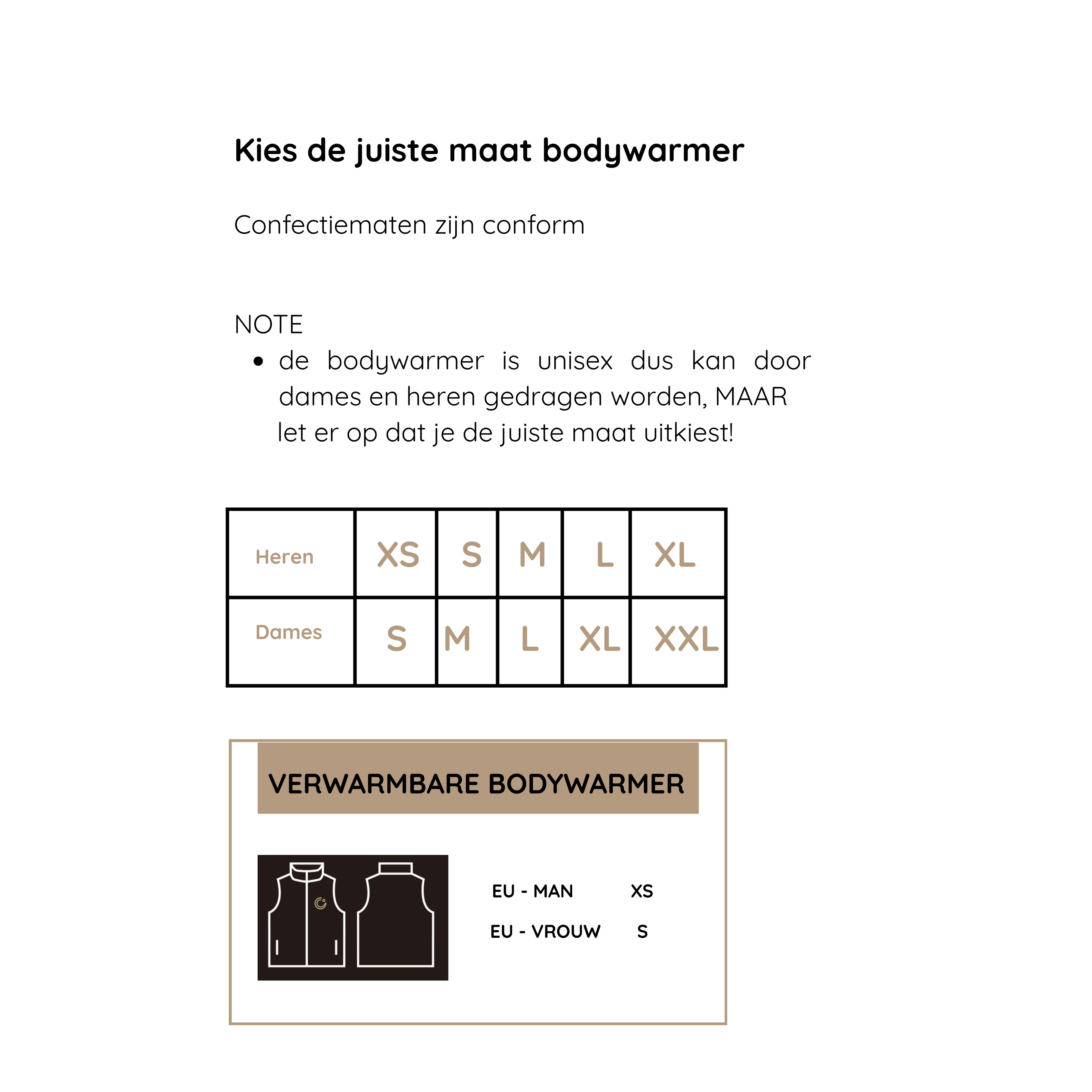 Bodywarmer (zwart)