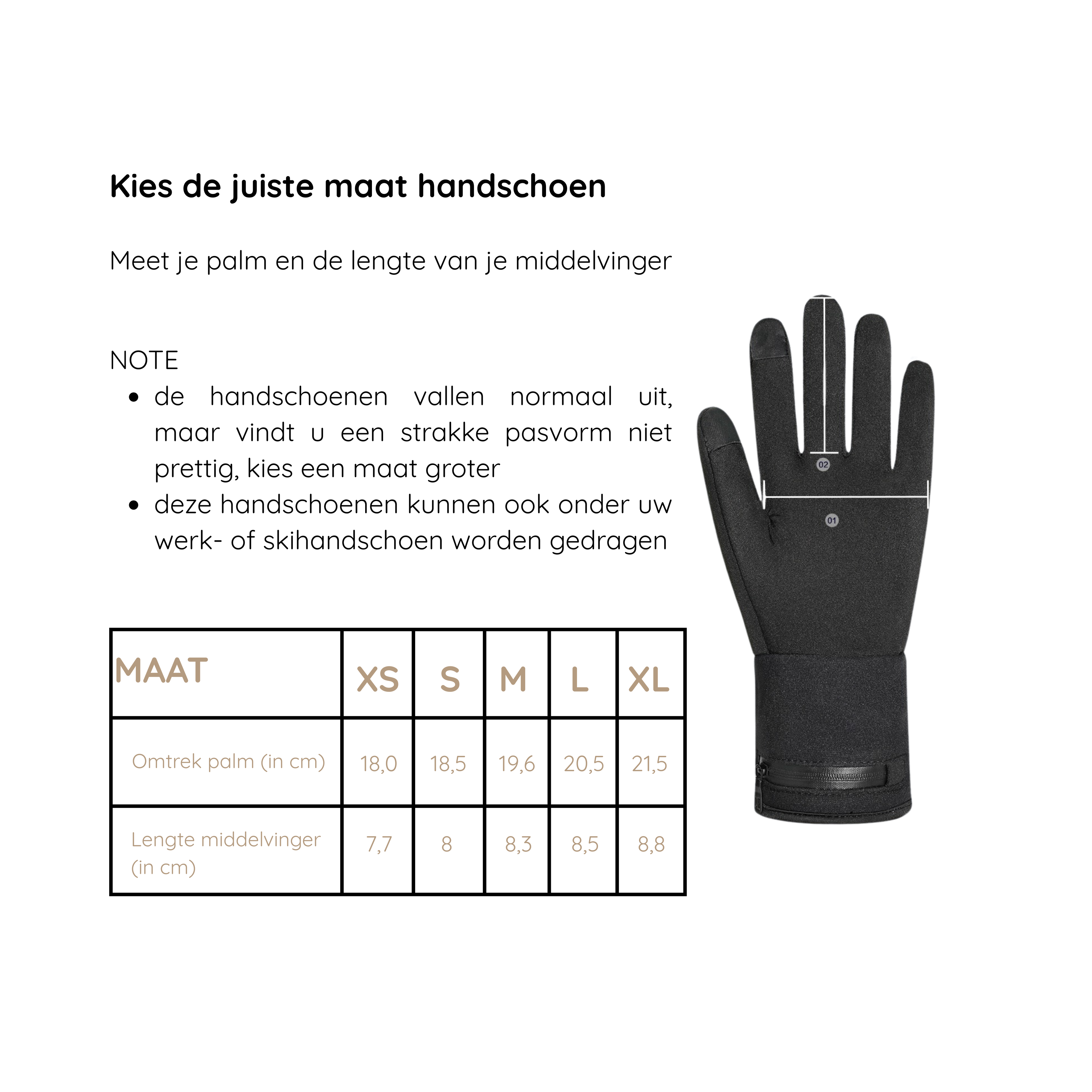 Handschoenen (zwart)